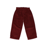 Corduroy Burgundy Pants Buho Barcelona Kids Winter - Corduroy Girly Pants