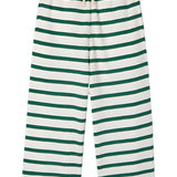 Ecru and Green Jogging Pants