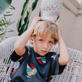 Wide Fit T-shirt - Anthracite Windsurf