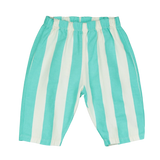 Wide Twill Baby Pant - Mint Stripes