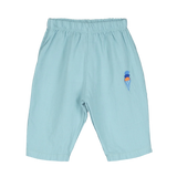 Wide Woven Baby Pant - Sky Blue