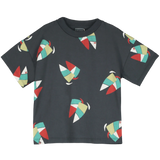 Wide Fit T-shirt - Anthracite Windsurf