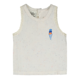 Woven Baby Top - Natural washed