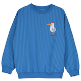 Sweatshirt Skating Seagull - Royal Blue
