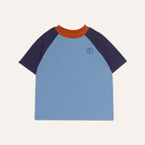 Color Block Blue Kids Tshirt
