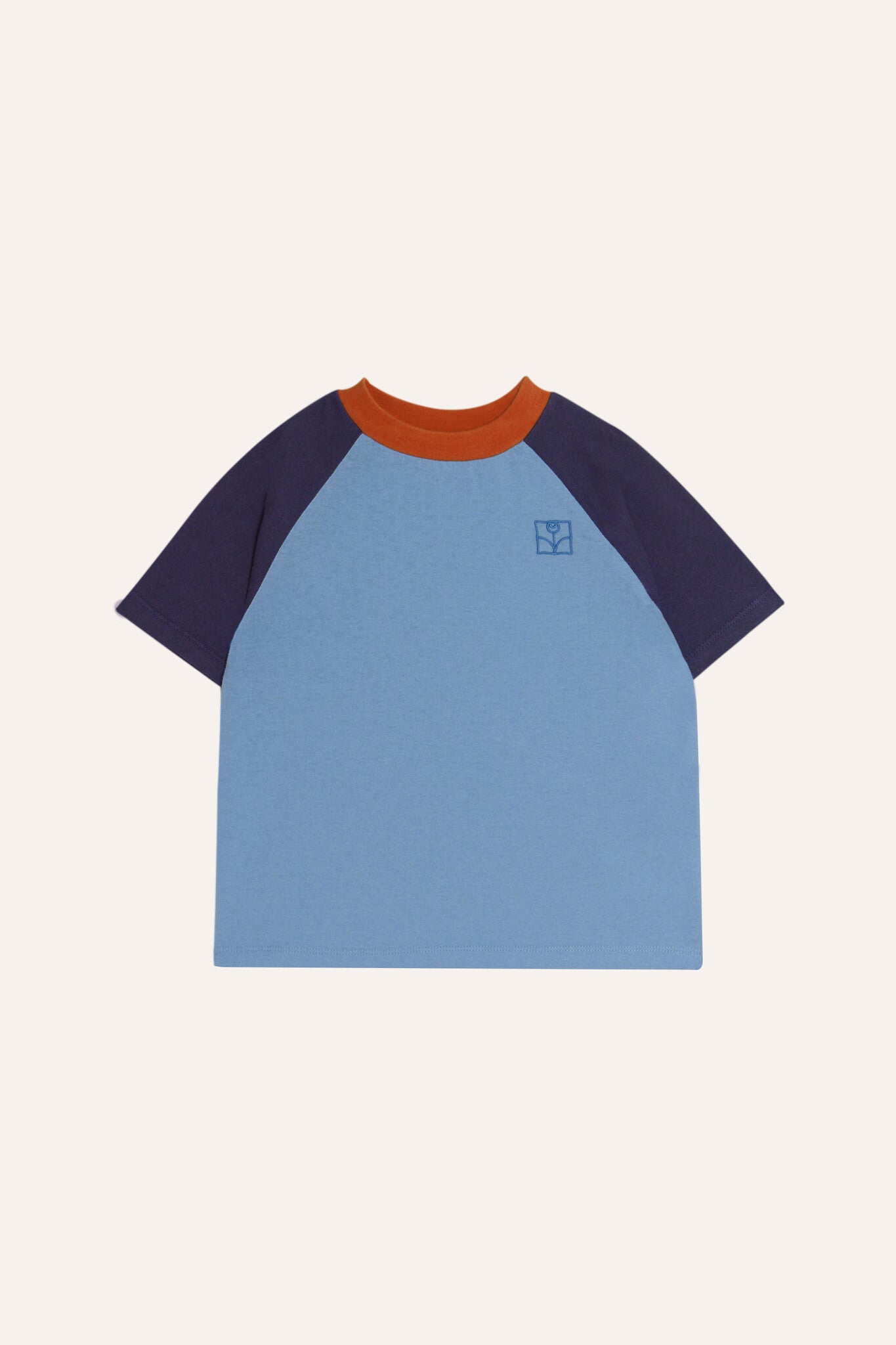 Color Block Blue Kids Tshirt