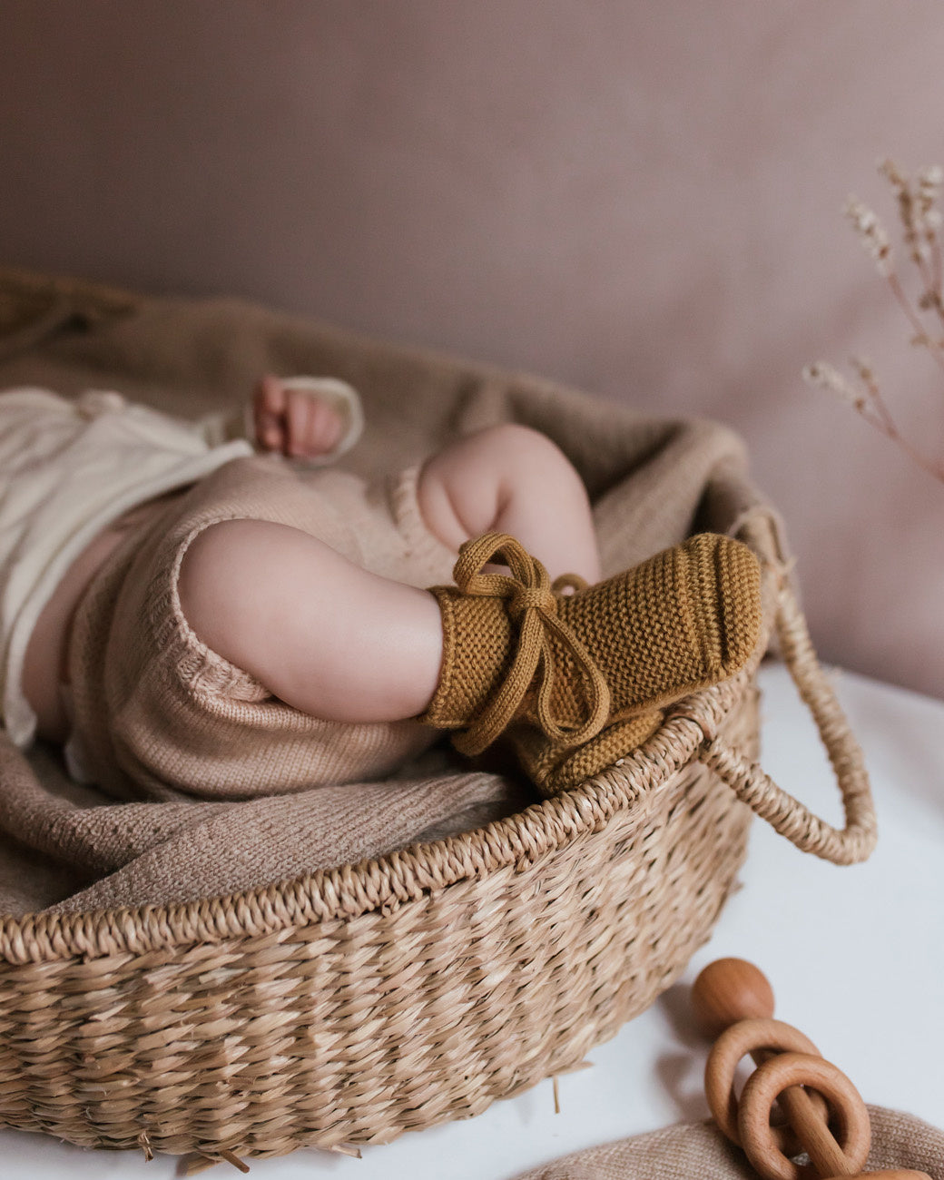 Booties Ochre