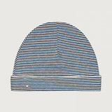 Newborn Hat - Bluegrey/Cream