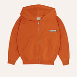 Orange Washed Kids Hoodie
