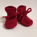 Booties - Cranberry