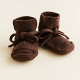 Booties Dark Brown