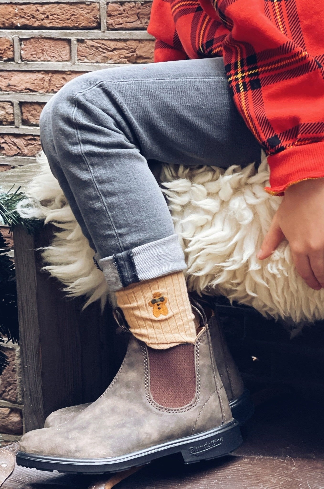 Blundstone Kids Chelsea Boots - Rustic Brown