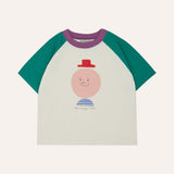 Mr. Happy Man Color Block Kids Tshirt