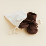 Booties Dark Brown