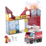 Magna Tiles Fire Station 50 piece set