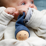Poppendoekje blauw