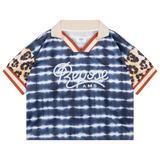 Sport jersey ss 2 sea blue tie dye color block