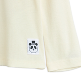 Modal rib turtleneck Cream