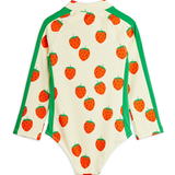 Strawberries aop ls uv swimsuit