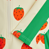 Strawberries aop ls uv swimsuit