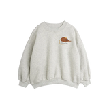 Elephant shrew emb sweatshirt grey melange