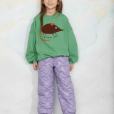 Elephant shrew emb sweatshirt green