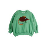 Elephant shrew emb sweatshirt green