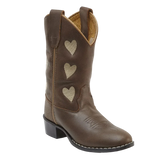 Boots mocca hearts
