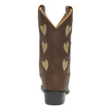 Boots mocca hearts