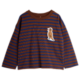 Stripe bird patch ls tee