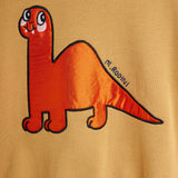 Dino application red sweatshirt