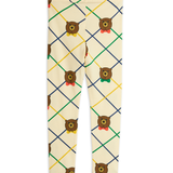 Bear check aop leggings
