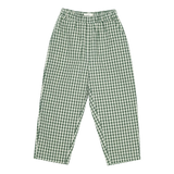 Dora Check Pants - Green Myrtle Check