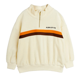 Alien City FC emb half zip terry sweatshirt