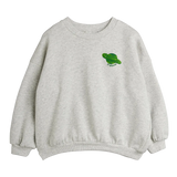 Planet emb sweatshirt - grey melange