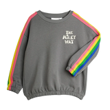 The milky way rainbow panel sweatshirt
