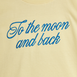 To the moon emb ss tee