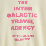 Travel agency sp contrast rib sweatshirt