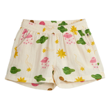 Space aop muslin shorts