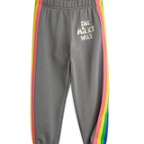 The milky way rainbow panel sweatpants