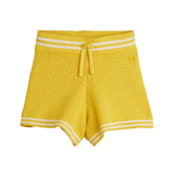 Cable knit shorts