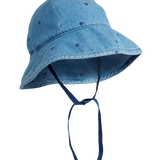 Lw denim dots aop sun hat