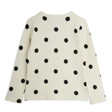 Dots aop dog ls tee off white