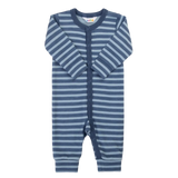 Jumpsuit merinowool - blue stripe