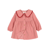 BB SOFT VELOUR DRESS PEONY