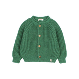SOFT KNIT CARDIGAN FOREST GREEN