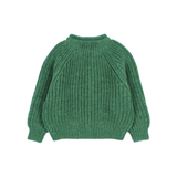 SOFT KNIT CARDIGAN FOREST GREEN