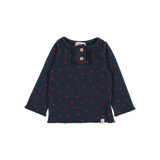 BB MINI CUORE T-SHIRT - NAVY