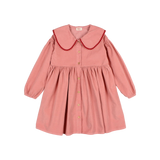 SOFT VELOUR DRESS PEONY