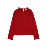 RUFFLE T-SHIRT CHERRY